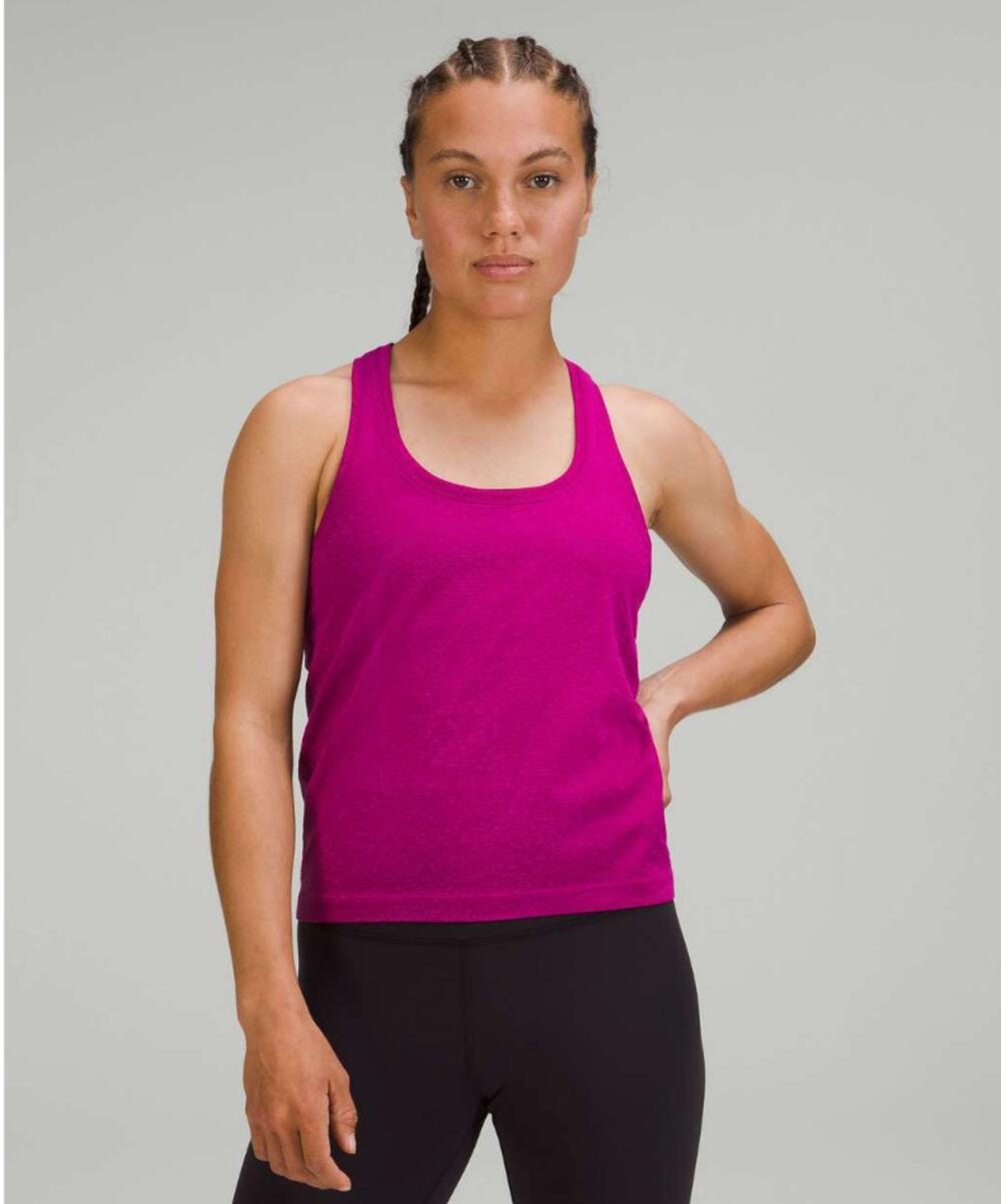 Lululemon Swiftly Tech Racerback Tank 2.0 Race Length Size 6 Neon Magenta